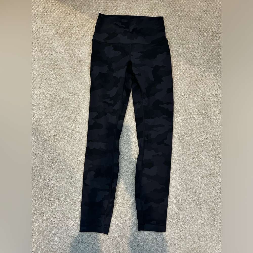 Lululemon Camo Wunder Train High Rise leggings 25inch inseam